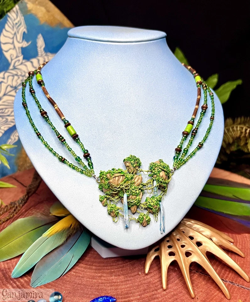 Halleluja Mountains - Avatar inspirierte Miniatur Kette - handgefertigtes Unikat - Bild 2 von 4