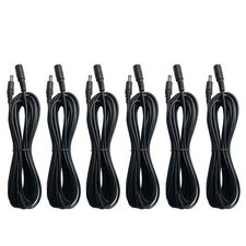 DC 12V Power Adapter Extension Cord Cable 6ft 2.1mm × 5.5mm Male to Female Pl...
