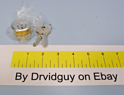 CR Laurence DRA10BS Brushed SS Mortise Cylinder Schlage Keyway SC1