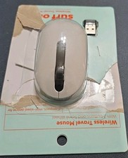 onn. Wireless Travel Mouse with 3 Buttons and Scroll Wheel, Wireless USB Receive