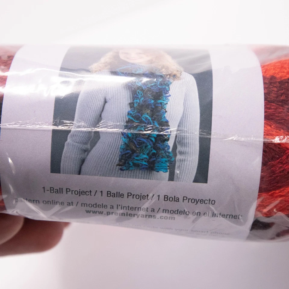 Premier пряжи Starbella пряжи 2 мотки красная глина шарф Craft вязание крючком - Изображение 4 из 4