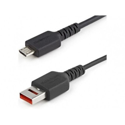 Startech USBSCHAU1M 3FT SECURE CHARGING CABLE USB A MICRO USB DATA BLOCKER POWER
