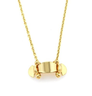 Louis Vuitton Stand By Me 18k Yellow Gold Pendant Necklace