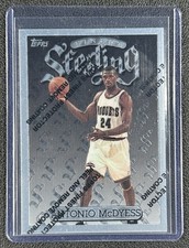 ANTONIO MCDYESS 1996-97 TOPPS FINEST #249 SILVER STERLING W/ COATING NUGGETS