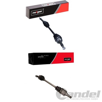 2x MAXGEAR ANTRIEBSWELLE VORNE LI+RE passend für RENAULT KANGOO II 1.5 dCi + 1.6