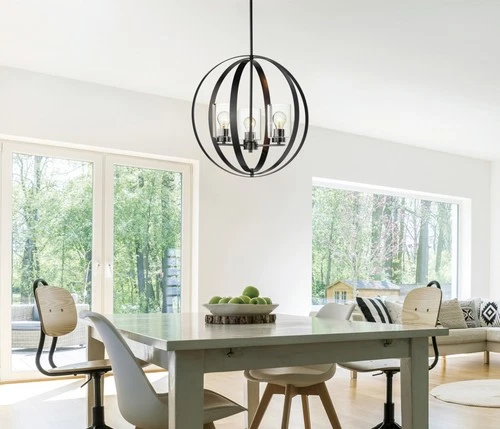 Maxim 25254CL Sentinel 3 Light 21"W Pendant - Picture 10 of 13