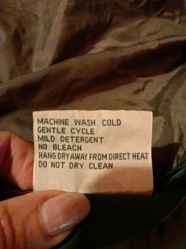 De colección. Poncho de lluvia LL Bean para hombre Maine Guide PVC nailon largo completo talla L leer descripción Foto 4 de 4