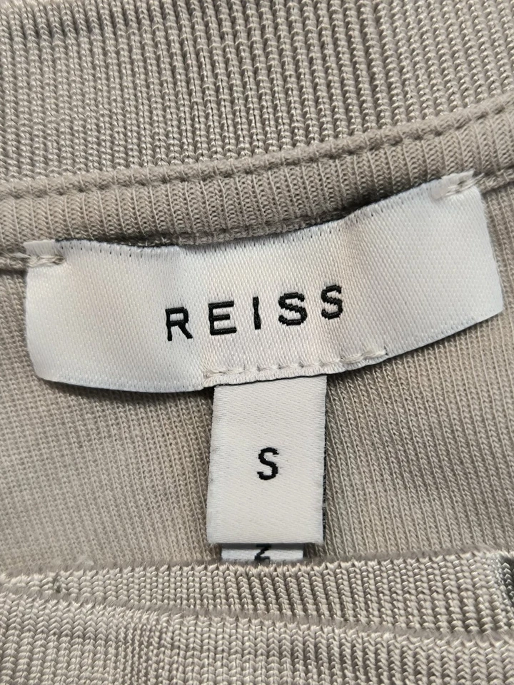 REISS Blusa sin mangas Mujeres Blusa Talla EU 36 gris claro look casual - Imagen 4 de 4