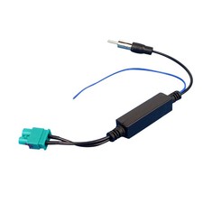 New Car Radio Antenna Adapter 2x Fakra Rf Connector W Amplifier For Volkswagen New Car Radio Antenna Adapter 2x Fakra Rf Connector W Amplifier For Volkswagen