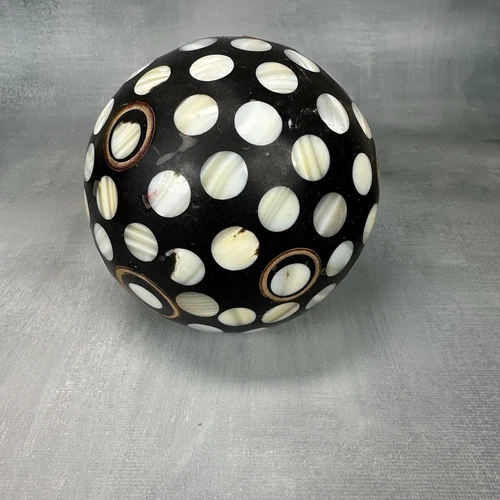 Bone Horn Shell Inlay Decorative Ball/ Carpet Ball / Orb