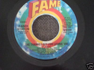 CANDI STATON Soul 45 Do It In The Name Of Love / Thanks I Get For Loving U MINT