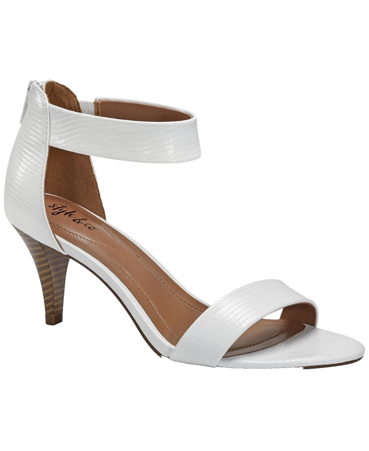 Style & Co. Женские однотонные сандалии для вечеринок/коктейлей