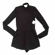 NWT Urban Outfitters Out From Under Gray Sweater Romper Playsuit Open Back Small