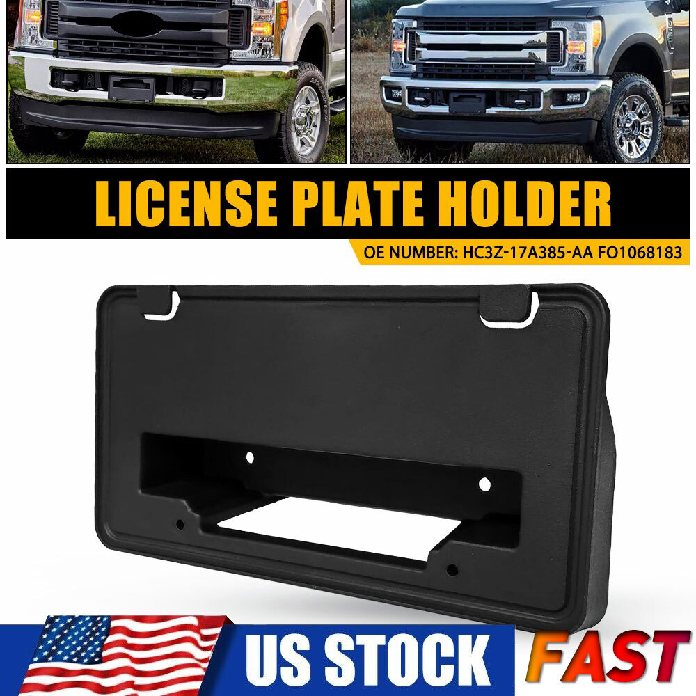 Bracket Front License Plate Mounting For 2020-2022 Ford F250 F350 Super Duty