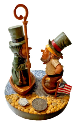 Finnians Brendan & Christopher  Who Got There First?  2006 #318 Figurine 44801