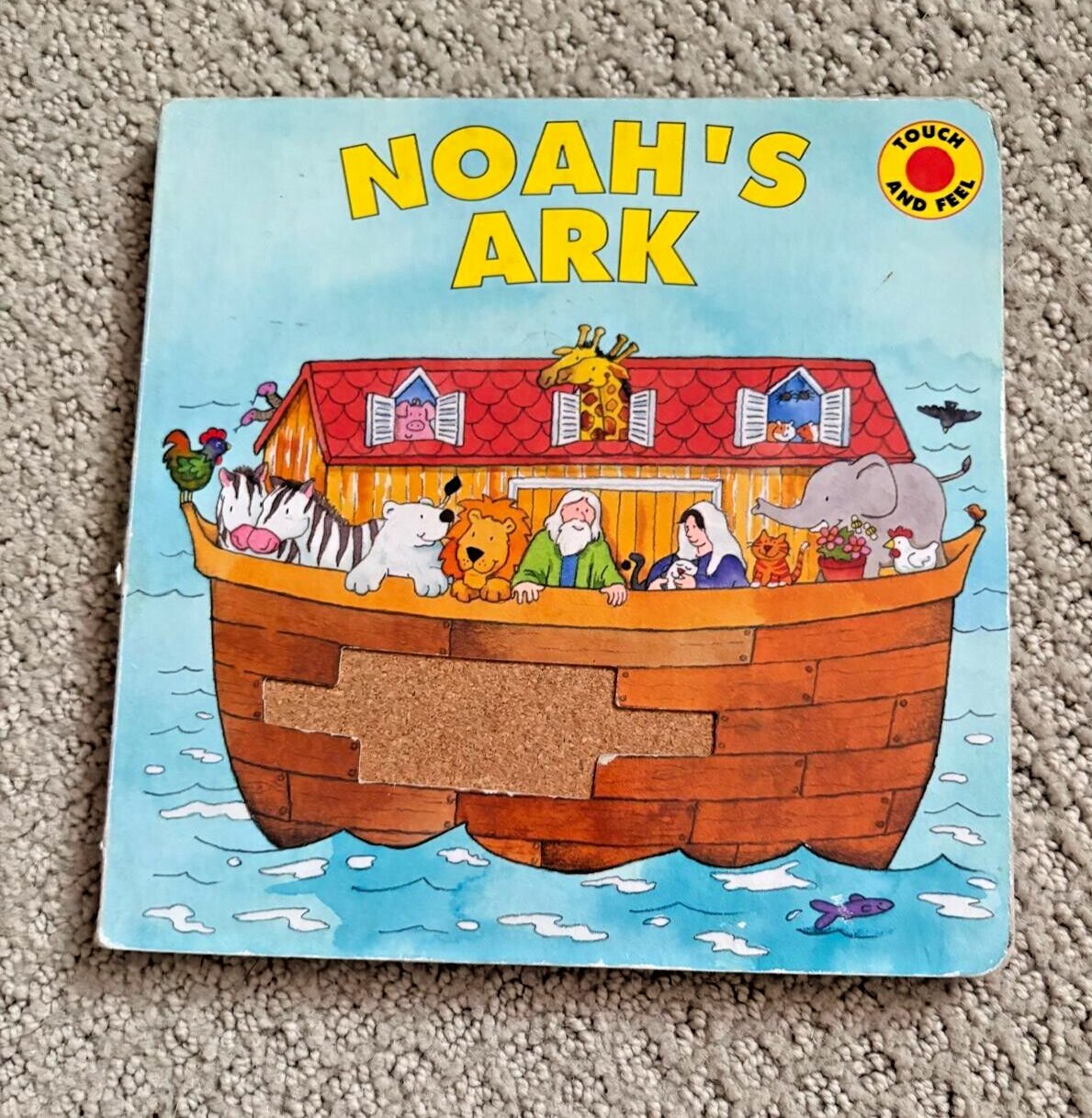 Noah's Ark Touch & Feel Board Book Illustrated by Amanda Bartlett Paradise Press
