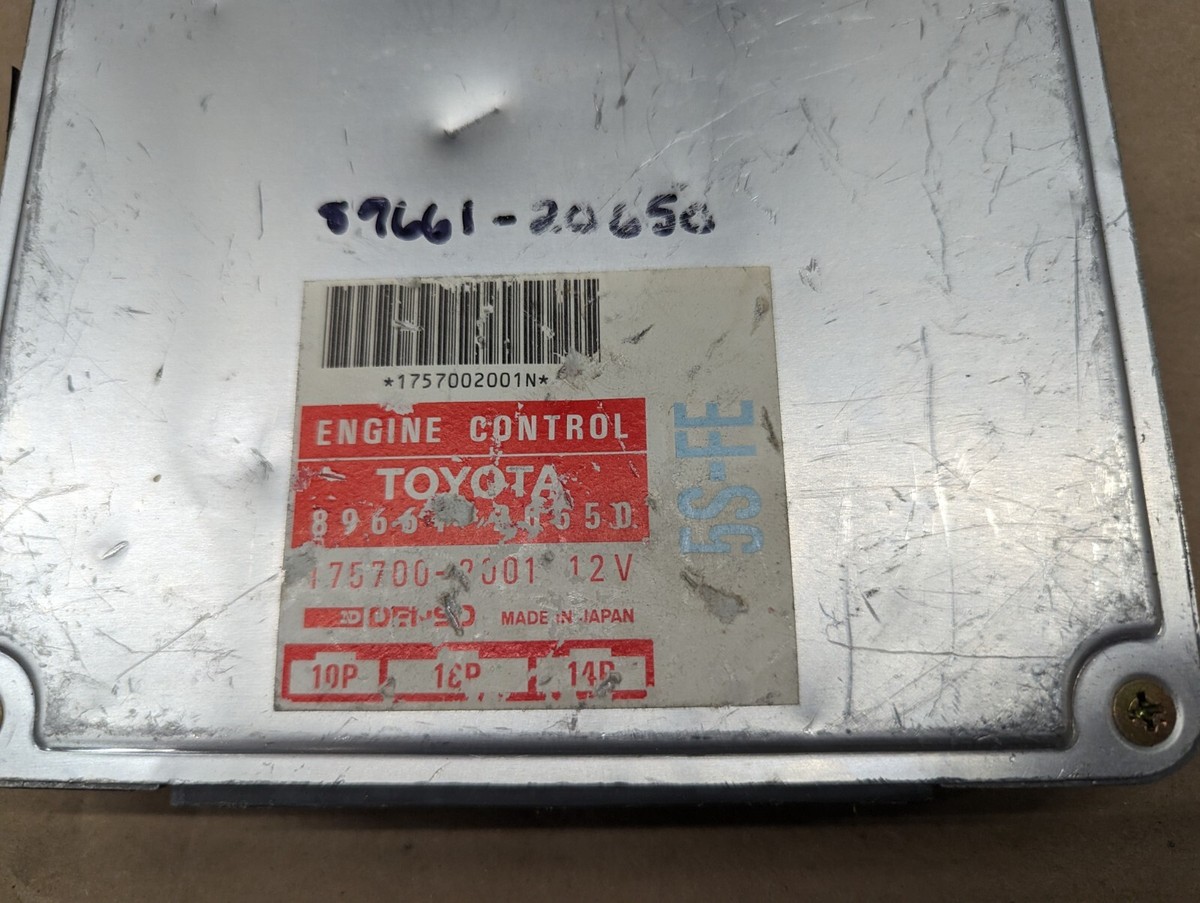 1990-1991 Toyota Celica ECU ECM Engine Computer 89661-20650