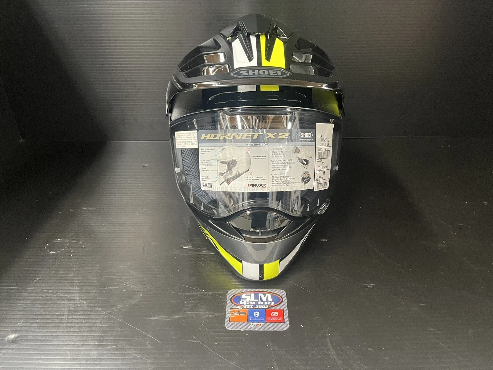 Shoei Hornet X2 Sovereign Yellow Black Medium