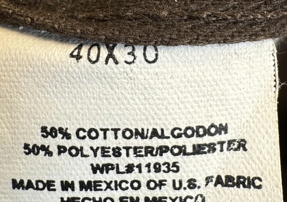 Pantalones utilitarios vintage Big Mac para hombre 39x29,5 marrón ropa de trabajo mecánico al aire libre Foto 3 de 4