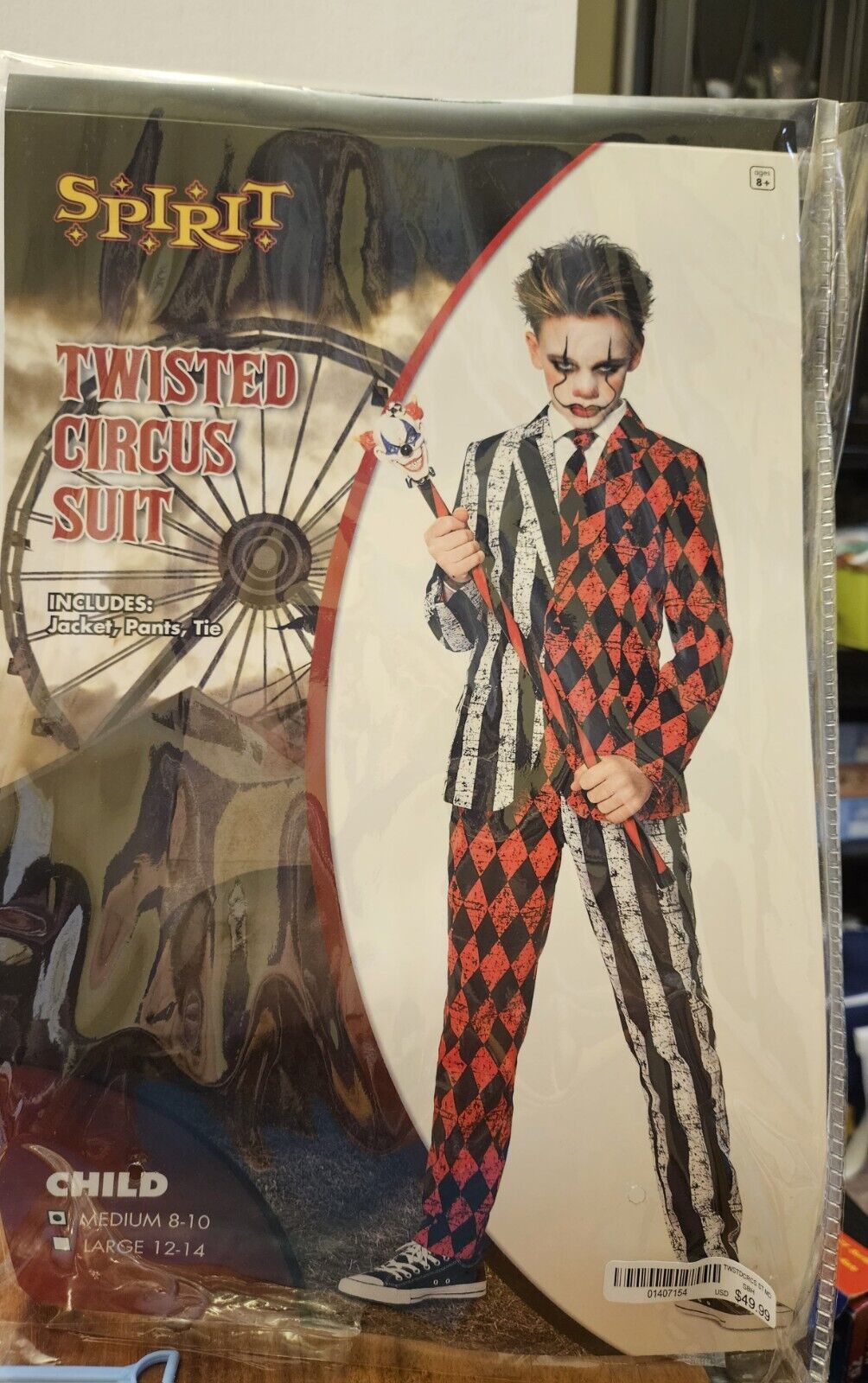Twisted Circus Suit Costume - image 1