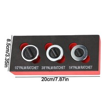 Ratchet Driver Socket Wrench Set with No Slip Grip for Better Handling