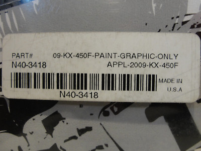 ショウワ N-Style Kawasaki Paint Graphic Kit, # N40-3418 | eBay