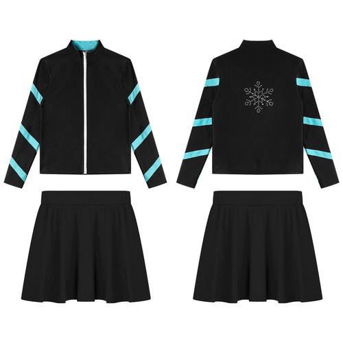 Kinder Mädchen Activewear 2-teiliges Sportoutfit Sportbekleidung Gymnastik Set - Bild 7 von 56