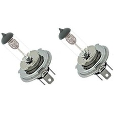 6 Volt Halogen Headlight Headlamp Clear Glass Light Lamp Bulbs 3535w Pair H4 6v
