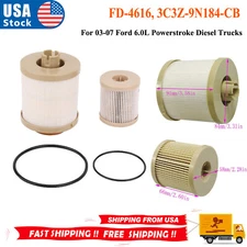 OEM Motorcraft FD-4616 For 03-07 Ford 6.0L Powerstroke Diesel Oil Fuel Filter