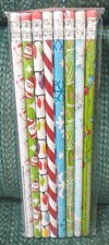 Christmas Holiday Pencils 8 Count New Free Shipping