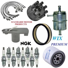 Tune Up Kit Filters Cap Rotor Wire Spark Plugs For DODGE ASPEN V8 5.2L;4BBL 1980
