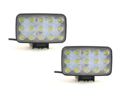 2x LED Epistar Arbeitsscheinwerfer 12/24V Slim Für PKW Van LKW Anhänger