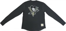 Pittsburgh Penguins CCM NHL Classics Retro Sport Storm Gold Logo Thermal Shirt