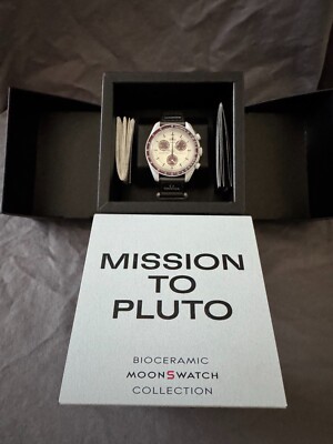 Omega x Swatch Moonswatch MISSION TO PLUTO ~ with all papers MINT in Box NEW!