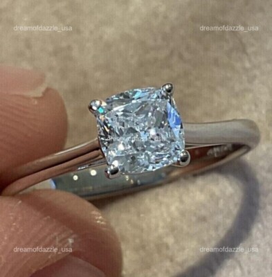 Diamond Birthday Graceful Lady Daughter Boho Solitaire Ring 14K - Main Image