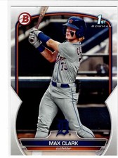 Max Clark Detroit Tigers 2023 Bowman Draft 1s...