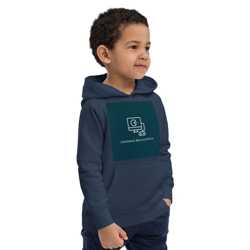 Gridiron Megalopolis Kids eco hoodie - Picture 18 of 30