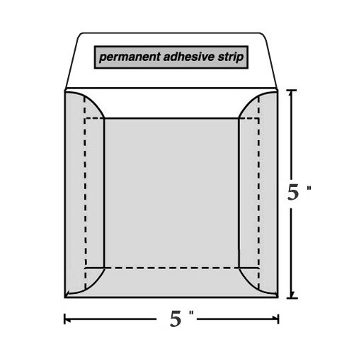 Sobre de CD/DVD de cartón blanco para mantenerse plano rígido con solapa de auto-sellado - Imagen 4 de 10