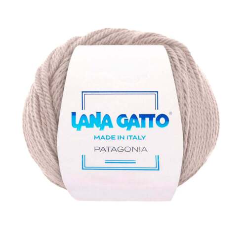 100% Pure Virgin Wool, Cat Wool Patagonia Line Elbow - Neutral Shades - Picture 1 of 6