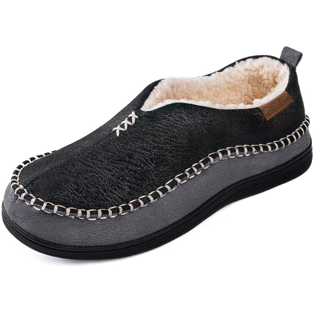 Car Shoe Dunlop Ciabatte Donna, Pantofole Invernali Con Pelliccia