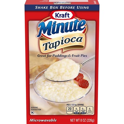 Kraft Minute Tapioca, Great for Puddings & Fruit Pies, (8 oz Box) 1 Pack