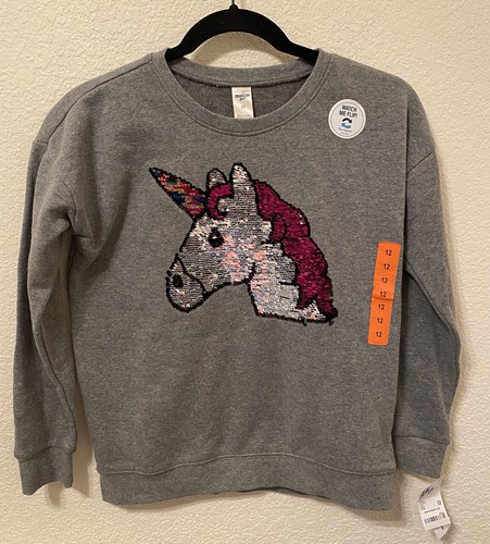NWT OshKosh Girls 12 Year Flip Sequin 