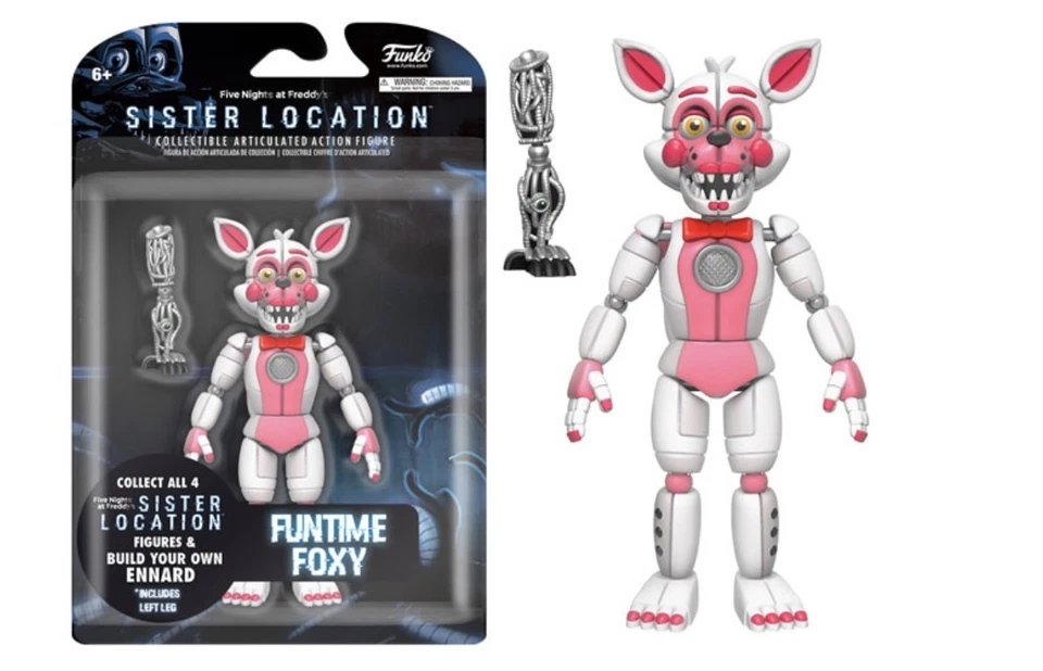 FUNKO FNAF FUNTIME FREDDY FUNTIME FOXY BABY BALLORA ARTICULATING FIGURES NEW - Image 2 of 2