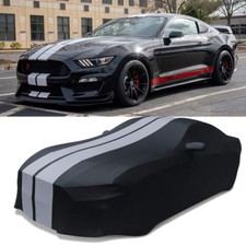 For Ford Mustang Shelby Gt350r Satin Stretch Indoor Car Cover Scratch Dustproof