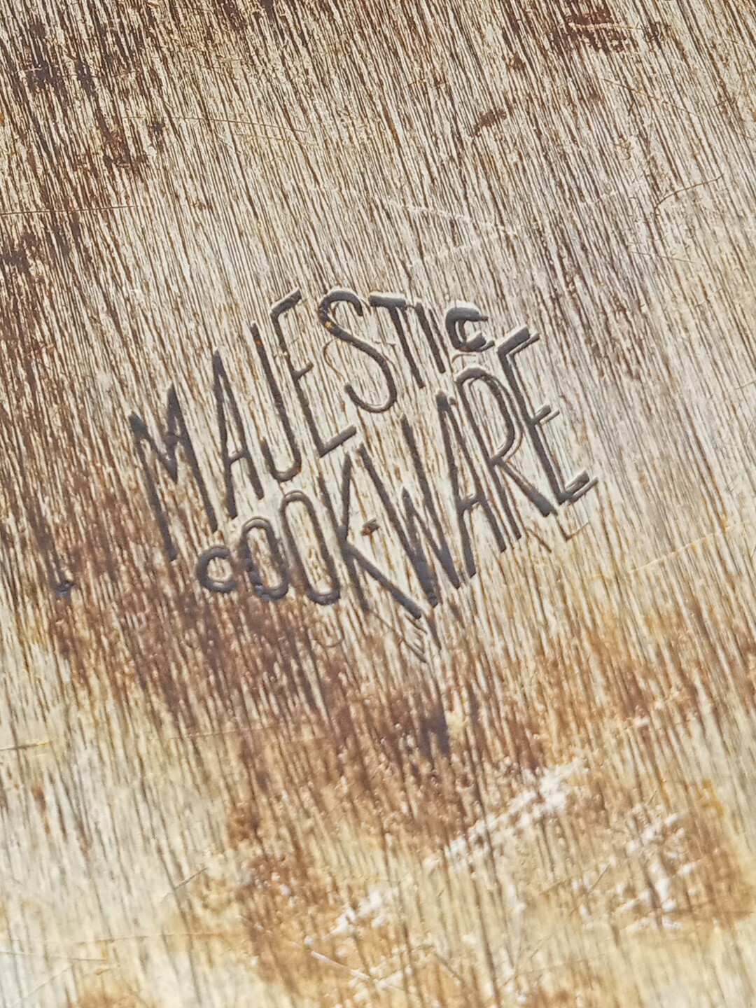 Vtg Majestic Cookware Dutch Oven. Heavy Alum Lid And Handle 5 Qt, 10