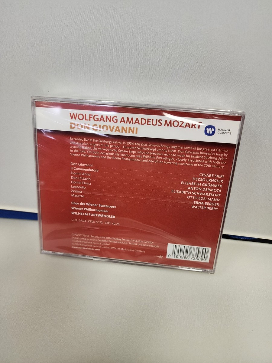 Mozart - Don Giovanni - Wilhelm Furtwangler (3 x CD) Salzburg 1954