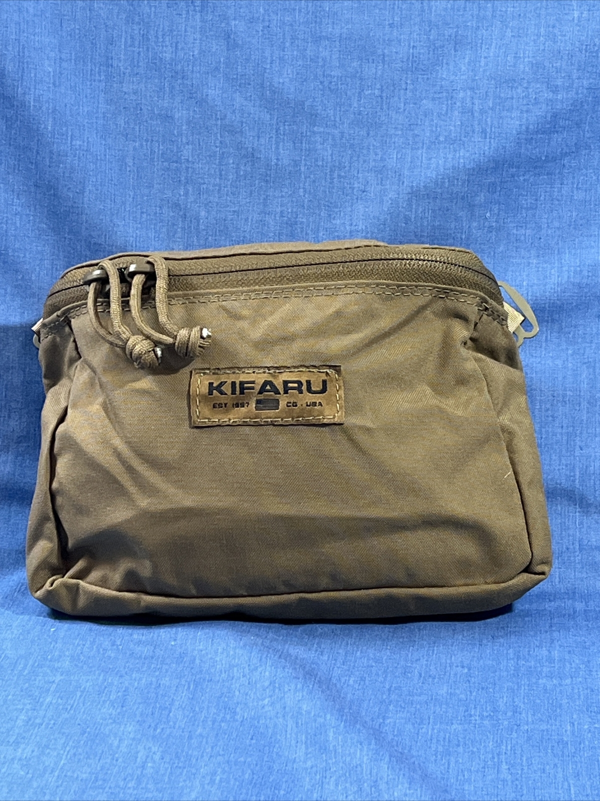 Kifaru Belt Pouch Med coyote Brown Tan Hunting Backpack W Grab It Black