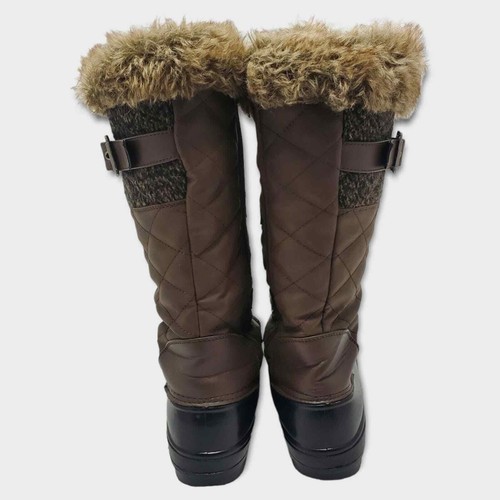 Dream Pairs Avalanche 2 Insulated Faux Fur Lined Mid Calf Winter Snow Boot Sz 9 - Picture 4 of 12