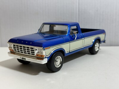 JADA JUST TRUCKS 1979 FORD F150 PICKUP METALLIC BLUE 2T 1:24