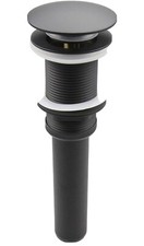 Pop Up Drain Stopper Modern Matte Black